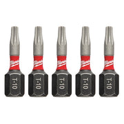 1 in. TORX T10 SHOCKWAVE Impact Duty Insert Bit (5 pk)