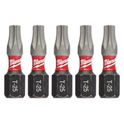 1 in. TORX T25 SHOCKWAVE Impact Duty Insert Bit (5 pk)