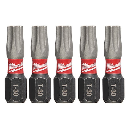 1 in. TORX T30 SHOCKWAVE Impact Duty Insert Bit (5 pk)