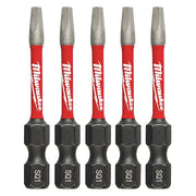2 in. Square Recess No 1 SHOCKWAVE Impact Duty Power Bit (5 pk)