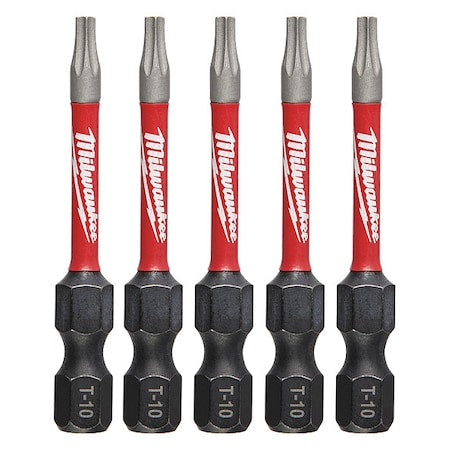 2 in. TORX T10 SHOCKWAVE Impact Duty Power Bit (5 pk)