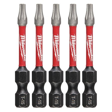 2 in. TORX T15 SHOCKWAVE Impact Duty Power Bit (5 pk)
