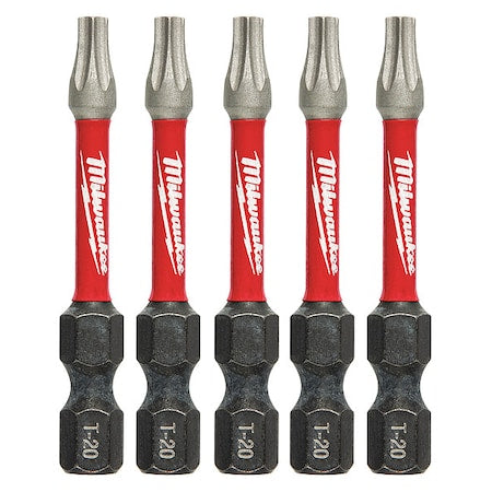 2 in. TORX T20 SHOCKWAVE Impact Duty Power Bit (5 pk)
