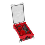 9 pc. BIG HAWG with Carbide Teeth Hole Saw for Nail-Embedded Wood Set with PACKOUT Compact Organizer