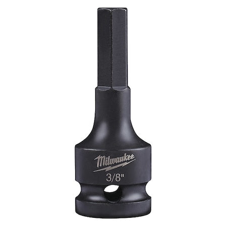 SHOCKWAVE Lineman's 1/2 in. Drive 3/8 in. Hex Bit Socket