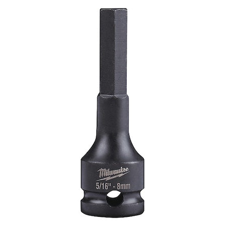 SHOCKWAVE Lineman's 3/8 in. Drive 5/16 in. - 8mm Hex Bit Socket