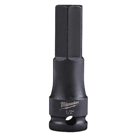 SHOCKWAVE Lineman's 3/8 in. Drive 1/2 in. Hex Bit Socket