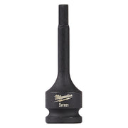 SHOCKWAVE Lineman's 3/8 in. Drive 5mm Hex Bit Socket