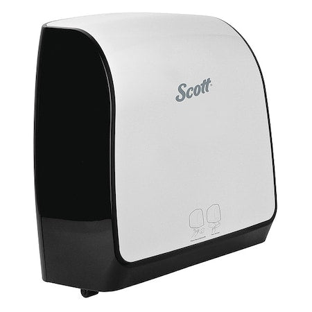 Pro Automatic Hard Roll Towel Dispenser, White, use Blue Core Towels, 12.66" x 16.44" x 9.18", Qty 1