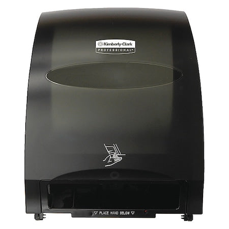 Automatic Hard Roll Towel Dispenser (48857), Smoke (Black), 12.70" x 15.76" x 9.57" (Qty 1)