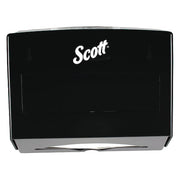 Scottfold Folded Towel Dispenser (09215), Black, 10.75" x 9.0" x 4.75" (Qty 1)
