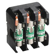 Open Fuse Block, J UL Class, 600V AC/DC Volt Rating, 2 Poles, Box Lug