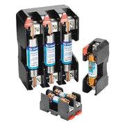 Open Fuse Block, R UL Class, 600V AC/DC Volt Rating, 3 Poles, Box Lug