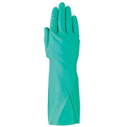Chemical Resistant Gloves, Full, Extended Gauntlet, Green, 11, 1 PR