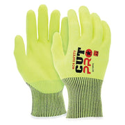 Coated Gloves, Cut Level A4 ,Dipped ,Foam Nitrile ,Sandy ,S 12 PK
