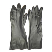 Chemical Resistant Gloves, Neoprene, 12 in L, 25 mil, Black, XL, 1 PR