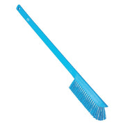 59/100 in W Wand Brush, Medium, 17 in L Handle, 2 9/25 in L Brush, Blue, Plastic