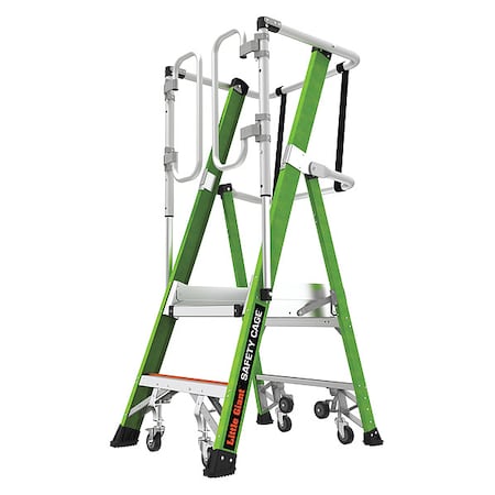 6 ft 6 in Fiberglass Safety Cage, 375 lb Capacity