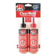 Instant Adhesive, ClearWeld Series, Clear, 0.7 oz, Bottle, 1:01 Mix Ratio, 1 hr Functional Cure