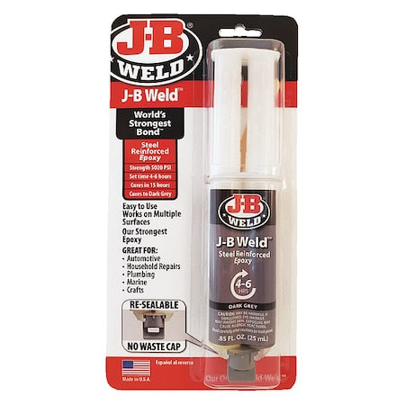 Epoxy Adhesive, Gray, 25 mL, 1:01 Mixing Ratio