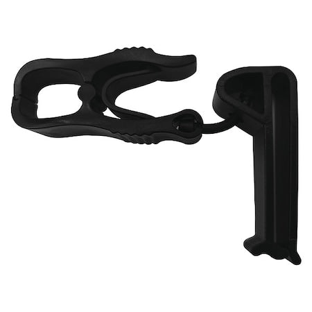 GloveHolderClips,Plastic,Black,4-3/4inL