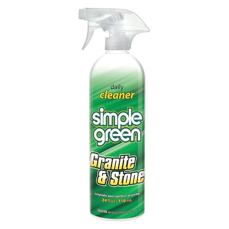 24 oz Granite and Stone Cleaner, Trigger Spray Bottle, Ready to Use, Pleasant Fruit