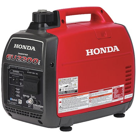 Inverter Generator, Gasoline, 1800 W, 0.95 gal, Recoil Starter, 120V AC, 18.3/15 A, 57 dBA, 47 lbs