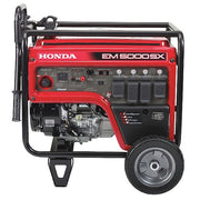 Portable Generator, Gasoline, 4,500 W Rated, 7,000 W Surge, Electric, Recoil Start, 120/240V AC