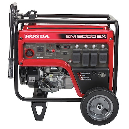 Portable Generator, Gasoline, 4,500 W Rated, 7,000 W Surge, Electric, Recoil Start, 120/240V AC