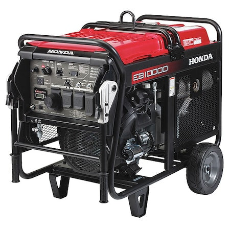 Portable Generator, Gasoline, 9,000 W Rated, 10,000 W Surge, Electric Start, 120/240V AC