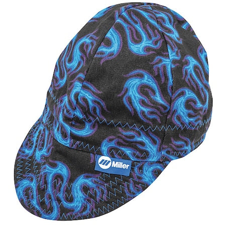 Welding Cap,Blue Flame,7-1/8"