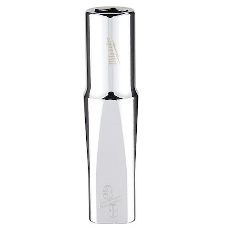 3/8 in. Drive 3/8 in. SAE 6-Point Deep Socket with FOUR FLAT Sides