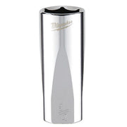3/8 in. Drive 3/4 in. SAE 6-Point Deep Socket with FOUR FLAT Sides