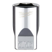 1/4 in. Drive 7/16 in. SAE 6-Point Socket with FOUR FLAT Sides