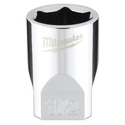 1/4 in. Drive 1/2 in. SAE 6-Point Socket with FOUR FLAT Sides