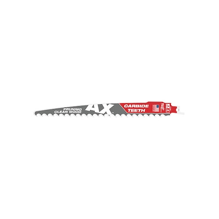 9 in. 3 TPI SAWZALL THE AX w/ CARBIDE TEETH Reciprocating Saw Blade for Pruning & Clean Wood (1 pk)
