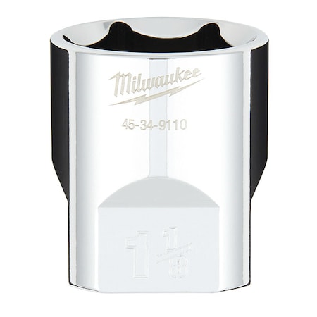 1/2 in. Drive 1-1/8 in. SAE 6-Point Socket with FOUR FLAT Sides