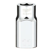 1/2 in. Drive 11mm Metric 6-Point Socket with FOUR FLAT Sides