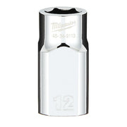 1/2 in. Drive 12mm Metric 6-Point Socket with FOUR FLAT Sides