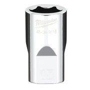 1/2 in. Drive 15mm Metric 6-Point Socket with FOUR FLAT Sides