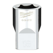 1/2 in. Drive 18mm Metric 6-Point Socket with FOUR FLAT Sides