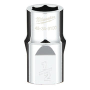 1/2 in. Drive 1/2 in. SAE 6-Point Socket with FOUR FLAT Sides