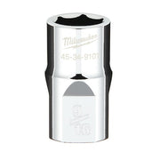 1/2 in. Drive 9/16 in. SAE 6-Point Socket with FOUR FLAT Sides