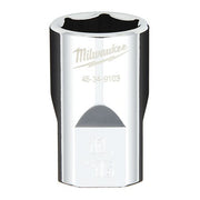 1/2 in. Drive 11/16 in. SAE 6-Point Socket with FOUR FLAT Sides