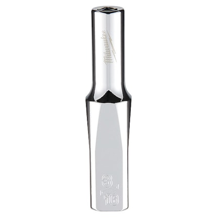 1/4 in. Drive 3/16 in. SAE 6-Point Deep Socket with FOUR FLAT Sides