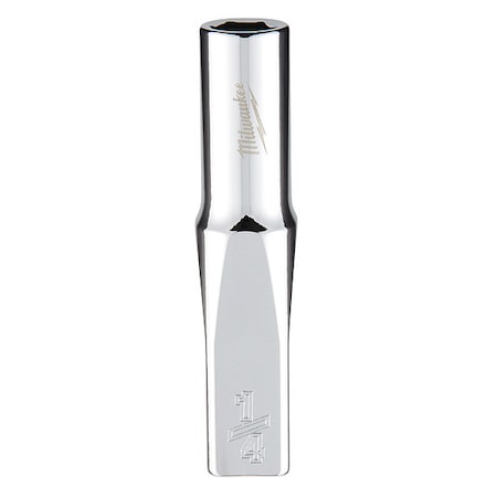1/4 in. Drive 1/4 in. SAE 6-Point Deep Socket with FOUR FLAT Sides