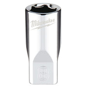1/4 in. Drive 8mm Metric 6-Point Socket with FOUR FLAT Sides
