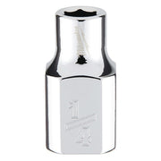 3/8 in. Drive 1/4 in. SAE 6-Point Socket with FOUR FLAT Sides