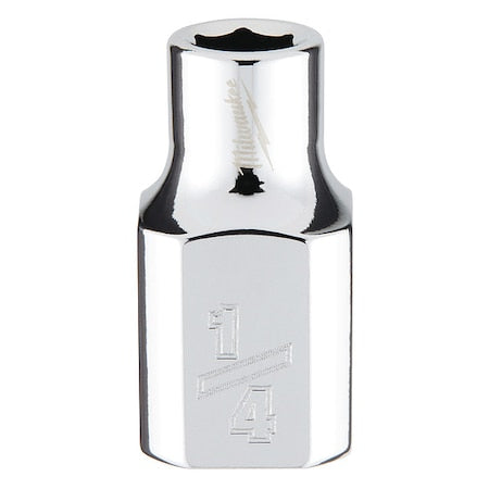 3/8 in. Drive 1/4 in. SAE 6-Point Socket with FOUR FLAT Sides