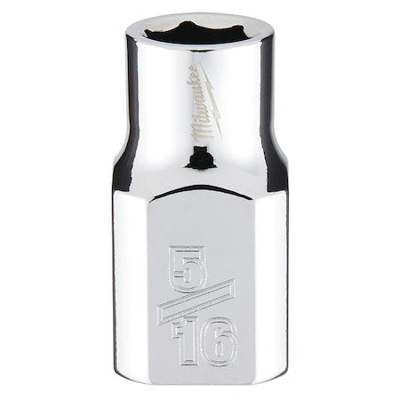 3/8 in. Drive 5/16 in. SAE 6-Point Socket with FOUR FLAT Sides